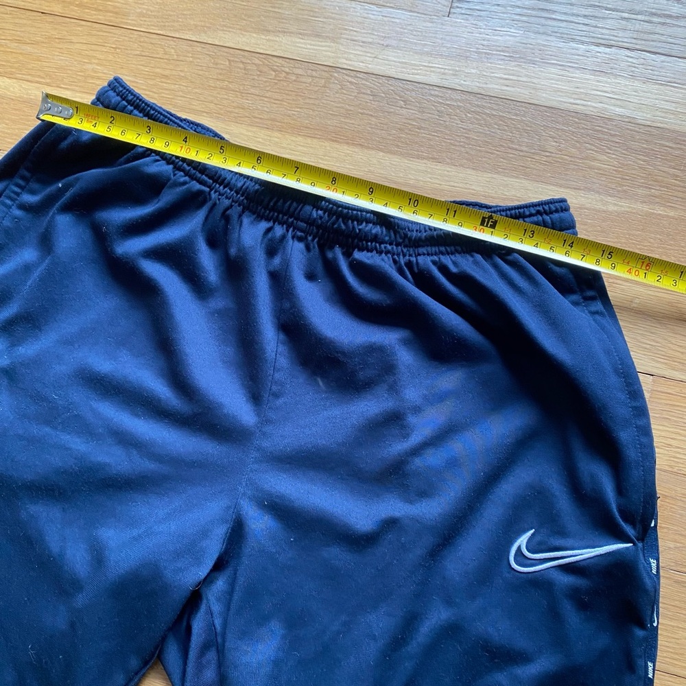 Nike Mens Navy Joggers with White Swoosh - Picture 2 of 4